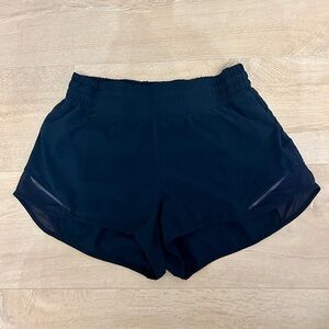 Lululemon Hotty Hot High-Rise Lined Short 2.5" True Navy